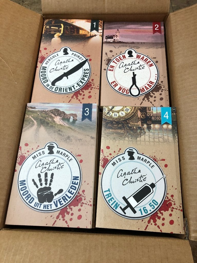 64 Pokket leesboeken Agatha Christie, Ophalen