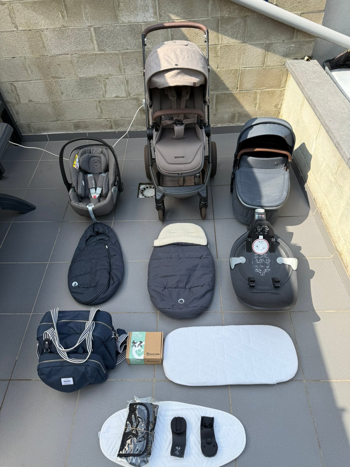 Poussette maxi cosi fame hyper complet, Enlèvement, Comme neuf, Poussette