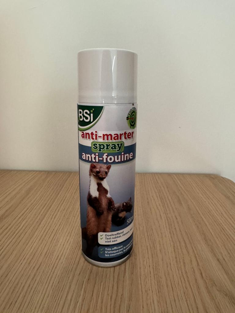 Anti marter spray nieuw, Ophalen of Verzenden, Zo goed als nieuw