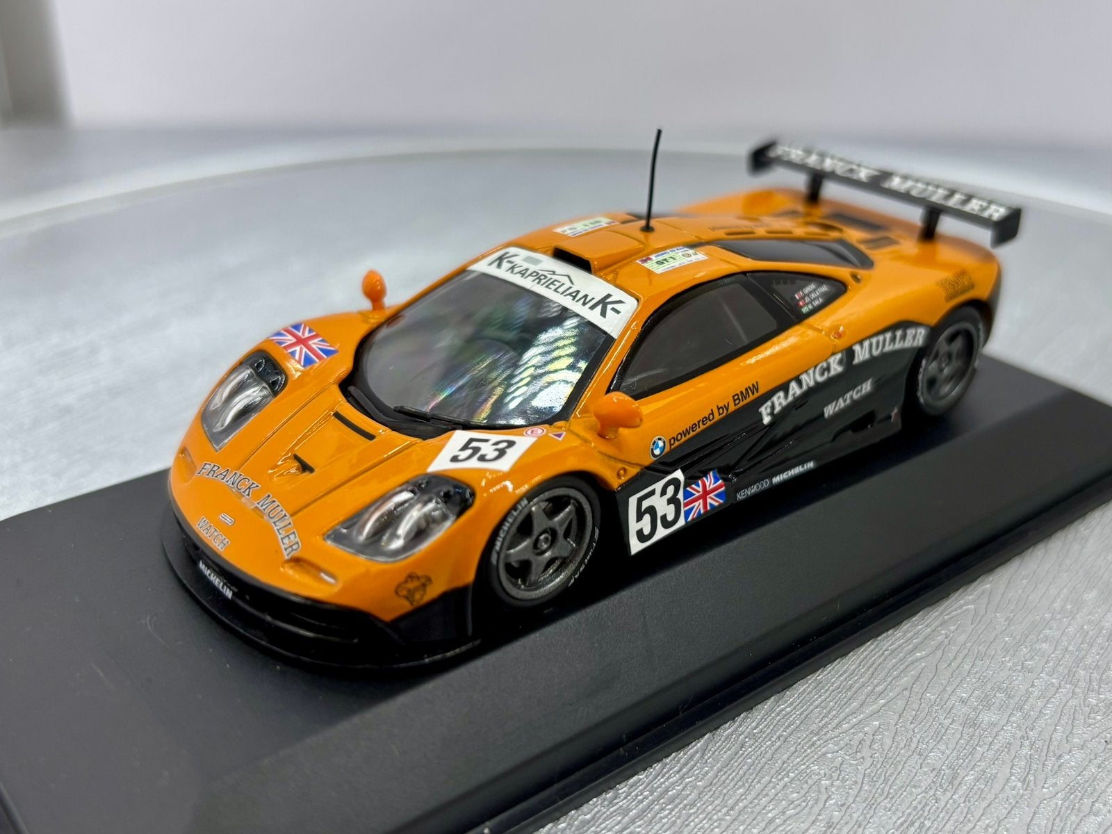 1:43 McLaren F1 GTR nr 53 Frank Muller BGTC, Ophalen of Verzenden, Zo goed als nieuw, MiniChamps
