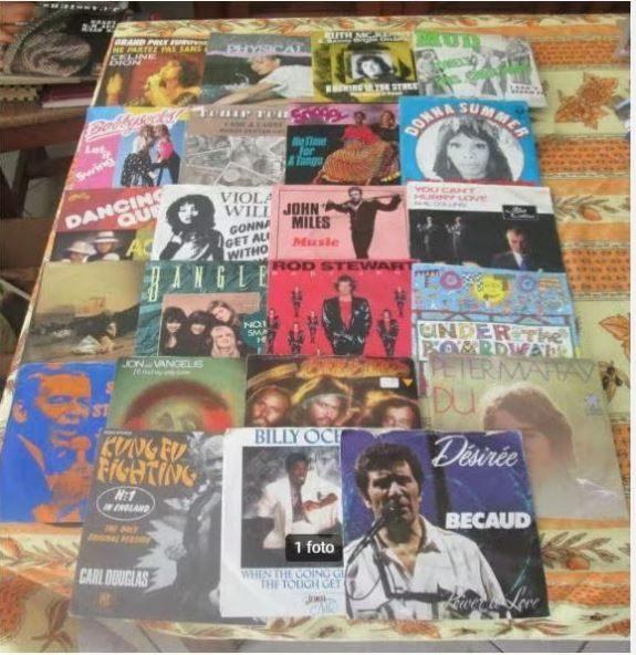 54 singles vinyles haut de gamme avec pop et rock des 70-80, Enlèvement ou Envoi, Single, Comme neuf, 1970 - 1979