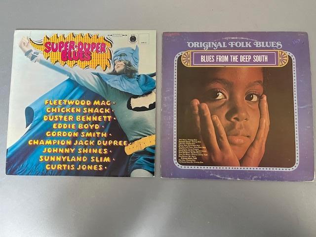 Twee mooie verzamel blues lps, Verzenden, Gebruikt, Blues