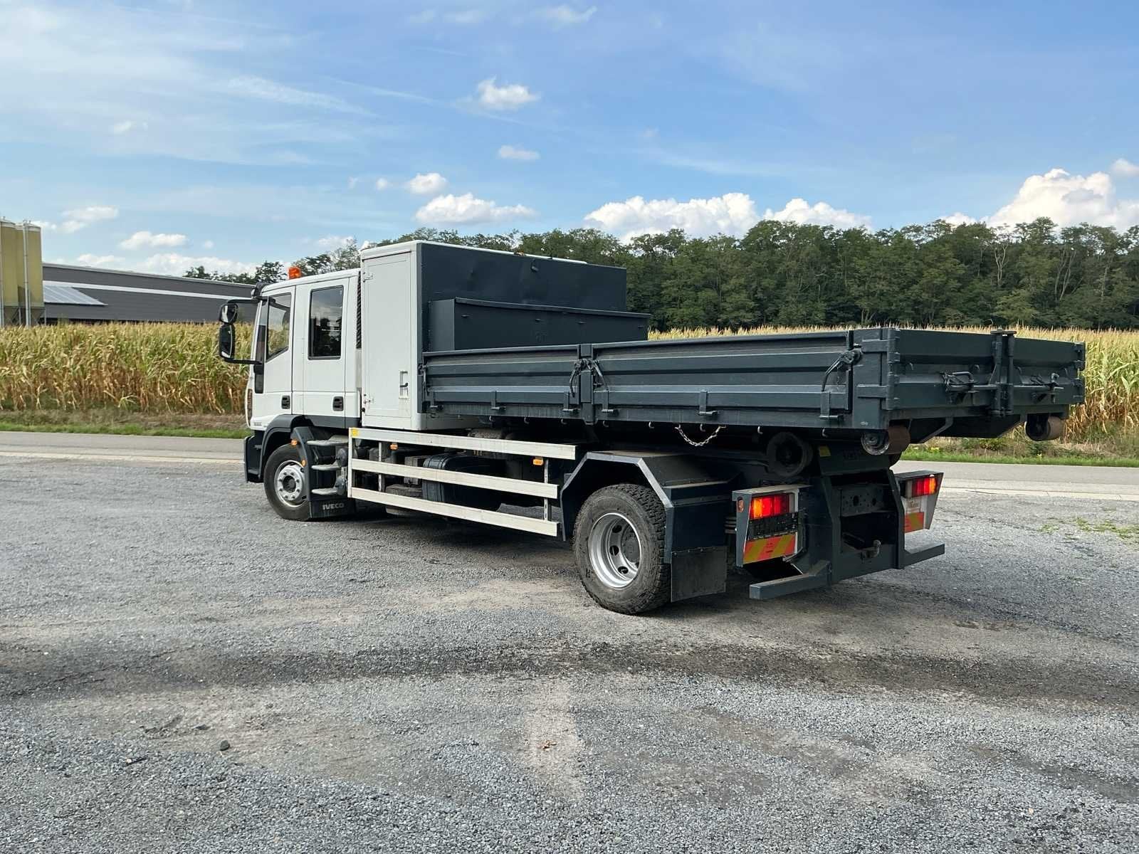 2010 Iveco ML 130E 25D Vrachtwagen met ANG Containerhaaksyst, Auto's, Vrachtwagens, Euro 5, Iveco, Overige brandstoffen, Bedrijf