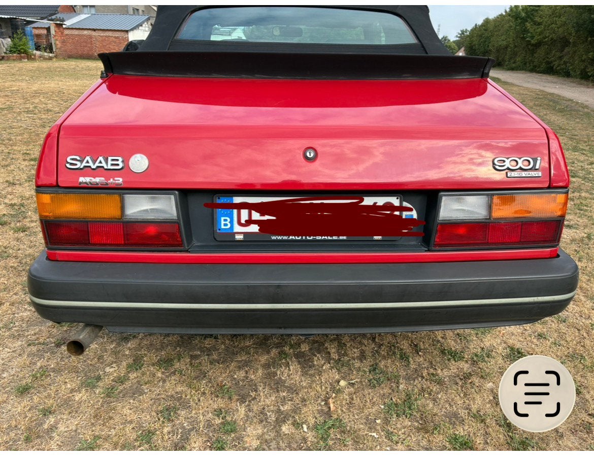 Ancien cabriolet SAAB 900 très bon état, Autos, Achat, Cabriolet, Noir, 2 portes