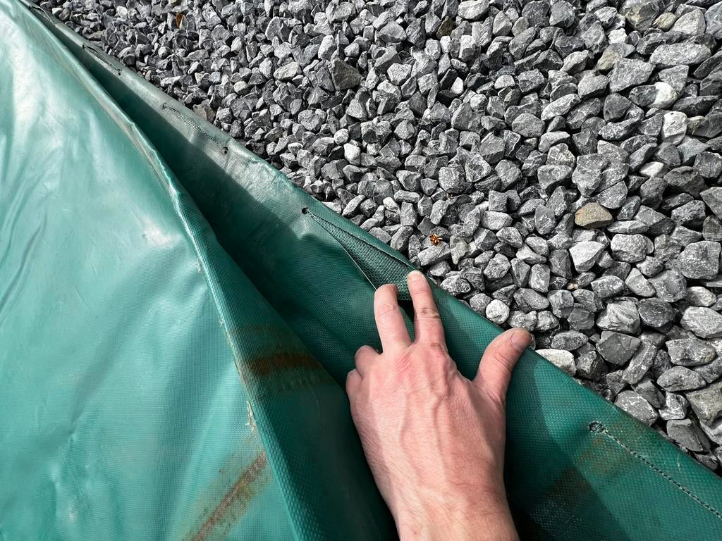 Bache couverture hivers piscine, Enlèvement, Utilisé, Couverture de piscine