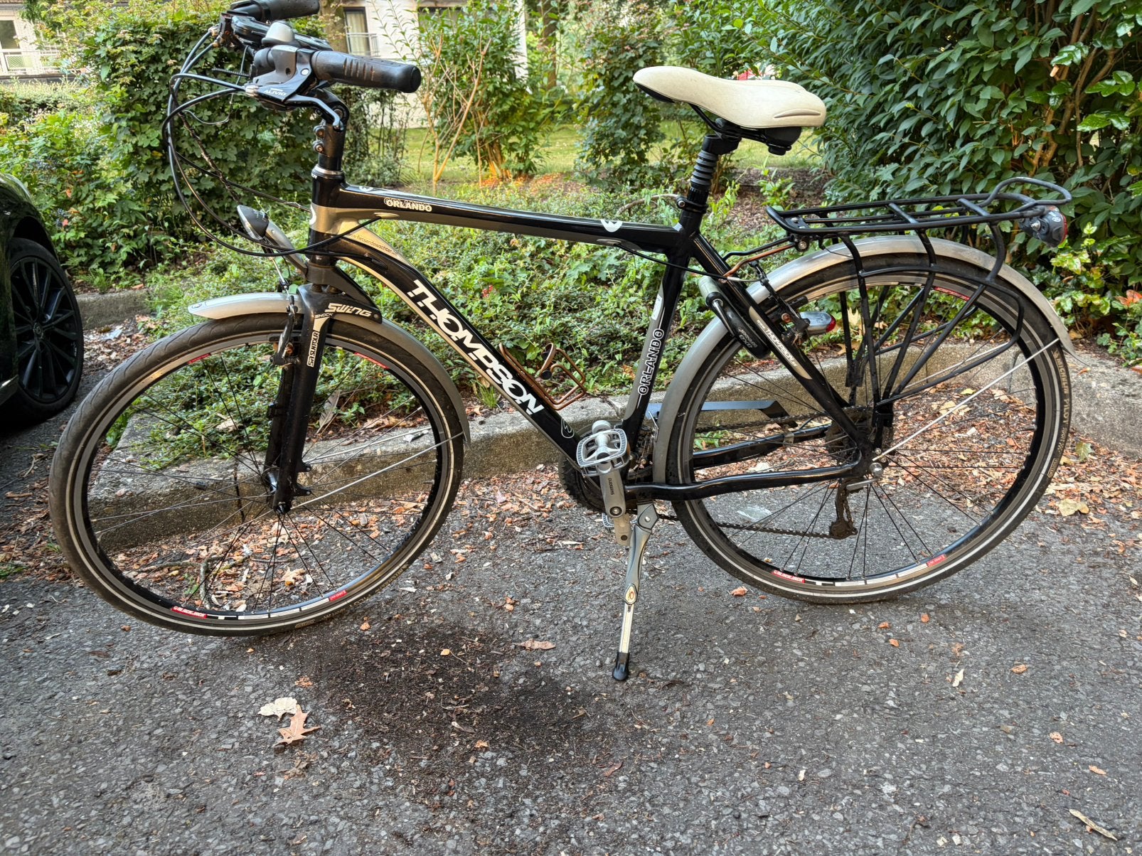 Thompson heren fiets, Fietsen en Brommers, Ophalen, Zo goed als nieuw