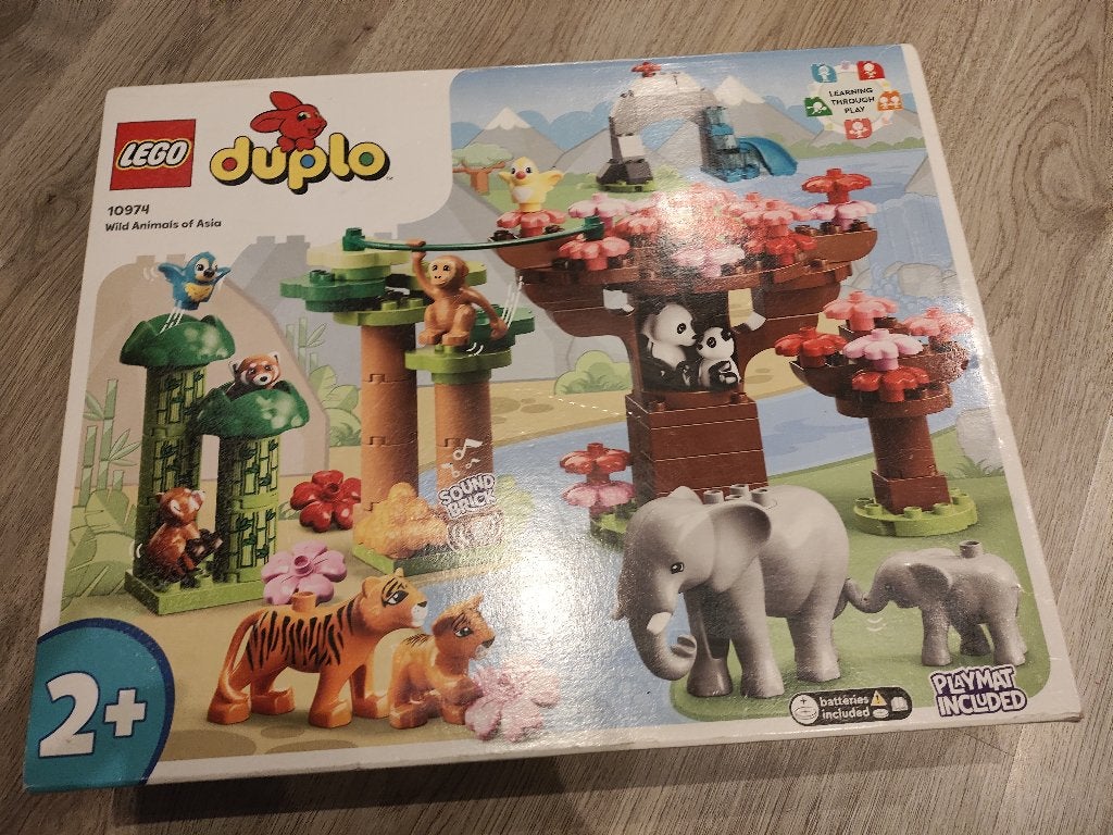Duplo Lego doos wilde dieren van Azië, Ophalen, Overige thema's, Zo goed als nieuw, Duplo