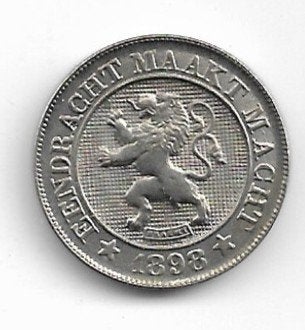 België: 10 centiemen 1898 VL in FDC !!! = morin 241, Ophalen of Verzenden, Losse munt