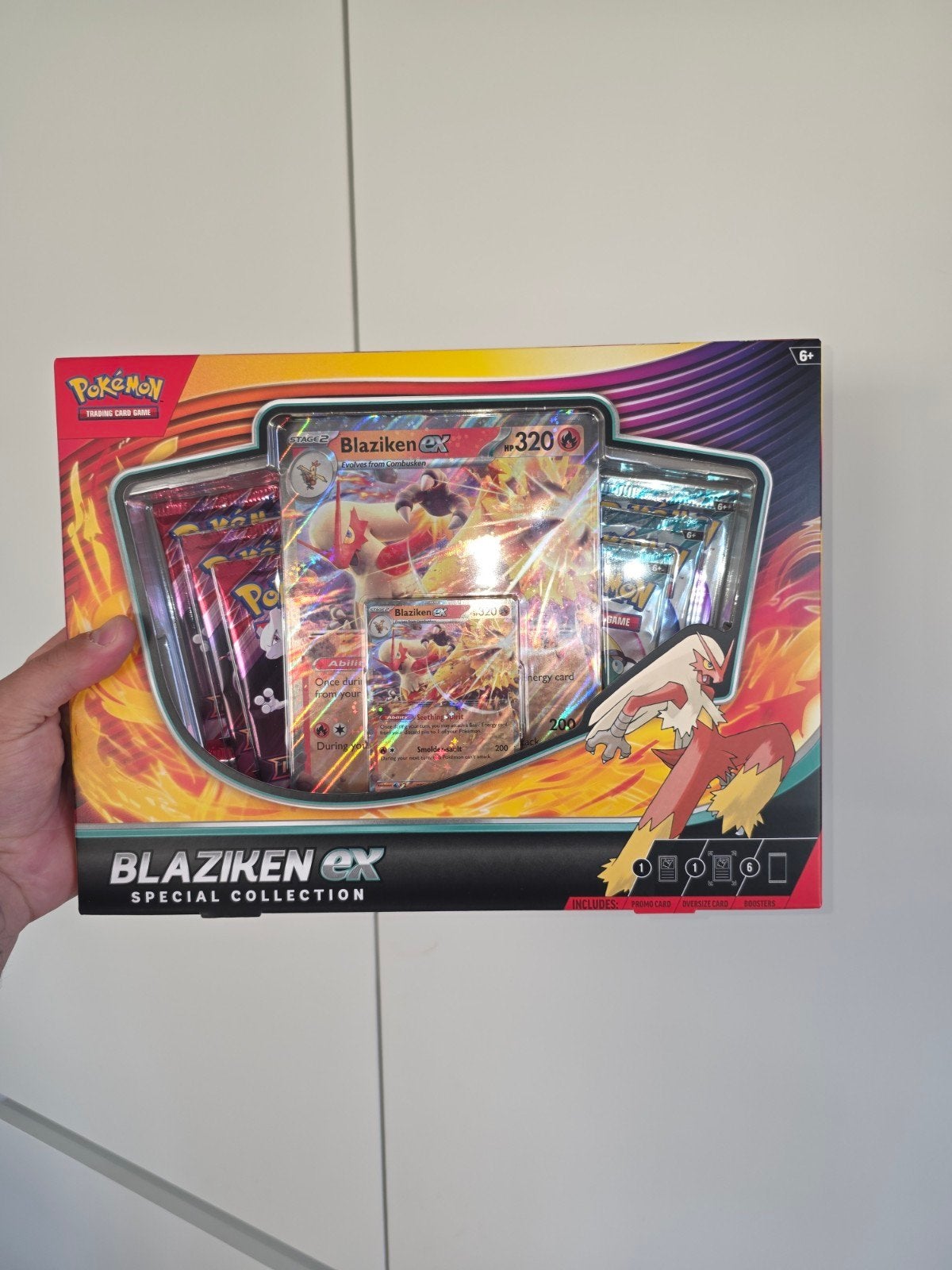 Pokemon Blaziken ex Collection box Engels, Ophalen of Verzenden, Booster