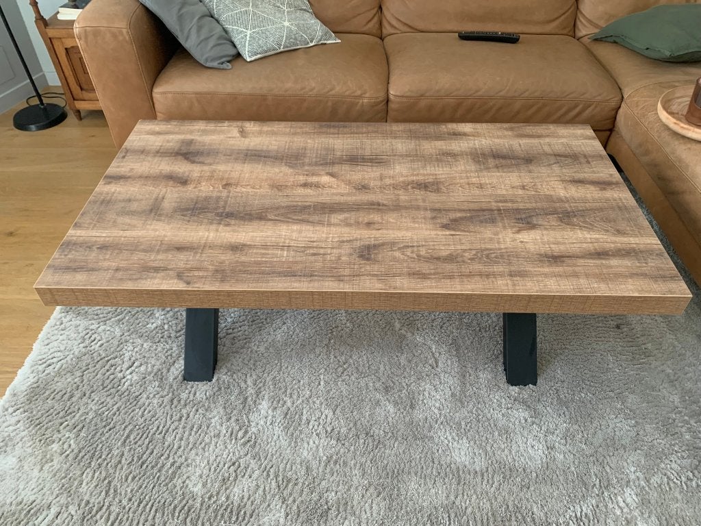 Salontafel, Huis en Inrichting, Tafels | Salontafels, Ophalen, Gebruikt, 100 tot 150 cm, 50 tot 100 cm