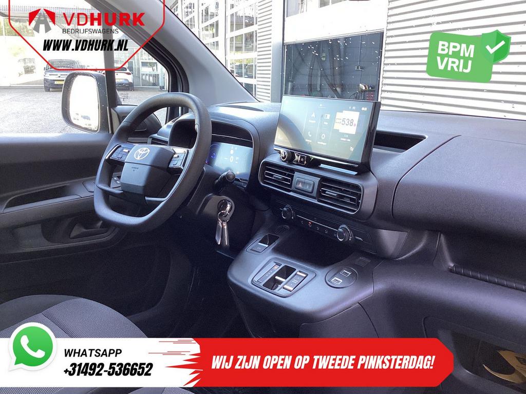 Toyota PROACE CITY Electric 345 km WLTP LED/ 3pers/ Snellade, Auto's, Automaat, Wit, Toyota, Onderhoudsboekje