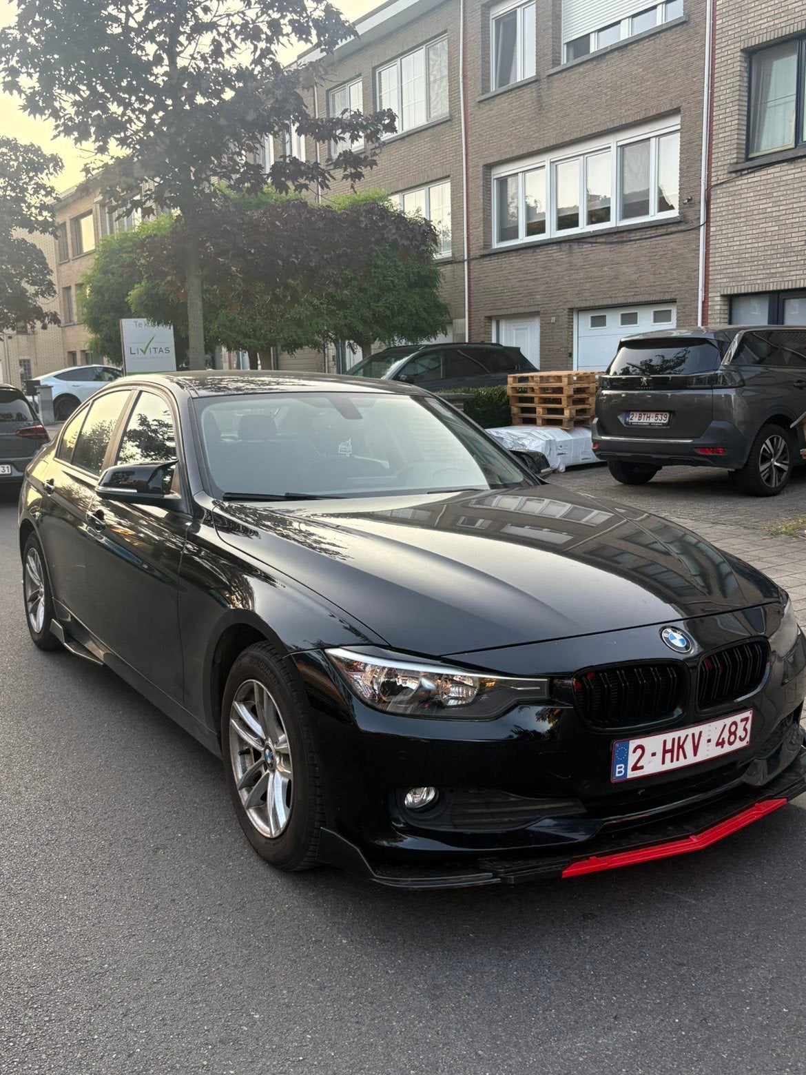 Bmw 316i 2013, Auto's, BMW, Euro 5, Zwart, Zwart, 5 deurs
