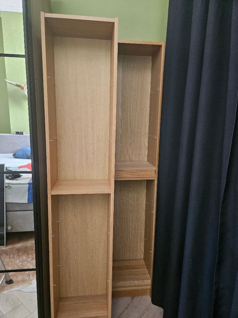 bibliothèque Ikea Billy avec portes vitrées, Maison & Meubles, Armoires | Bibliothèques, Comme neuf, 100 à 150 cm, 200 cm ou plus