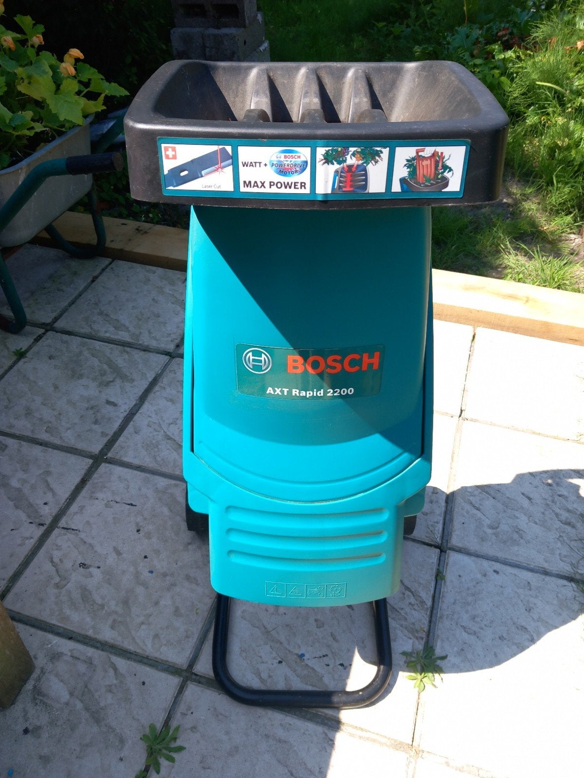 Hakselaar Bosch AXT Rapid 2200, Ophalen