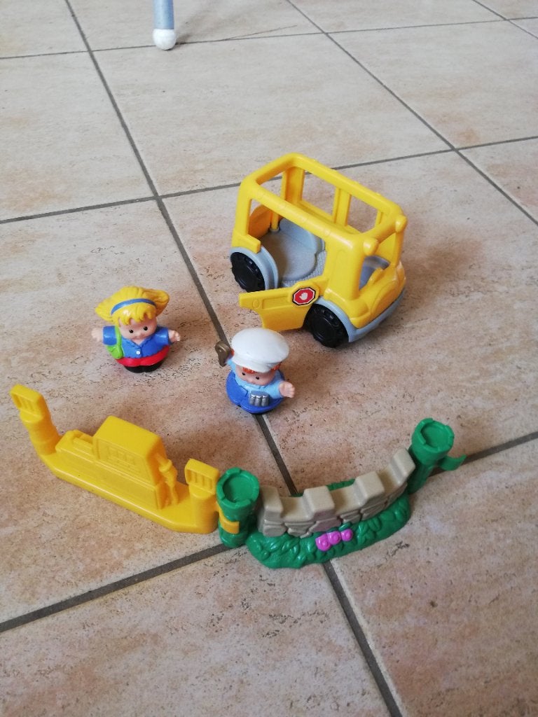 Little People, Fisher Price Bus, Enlèvement ou Envoi, Utilisé, Set de jeu
