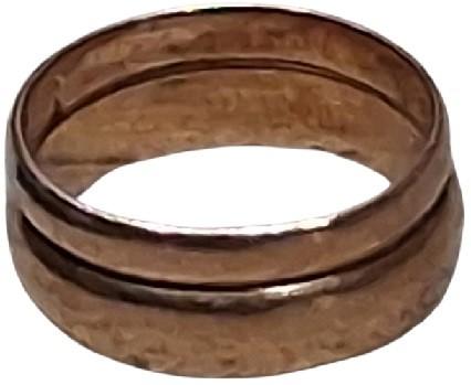18 Karaat gouden ring., Gebruikt, B, Ophalen of Verzenden, Goud