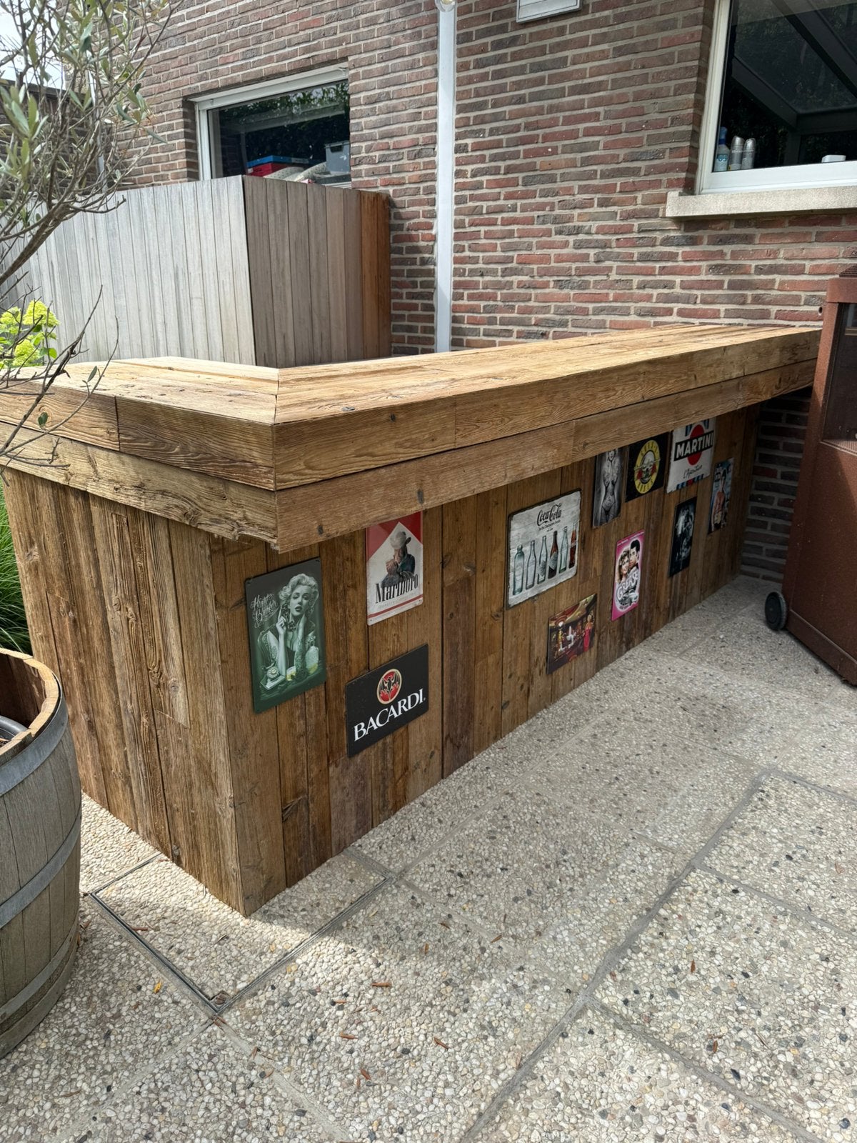 Bar/Toog hout, Ophalen, Zo goed als nieuw