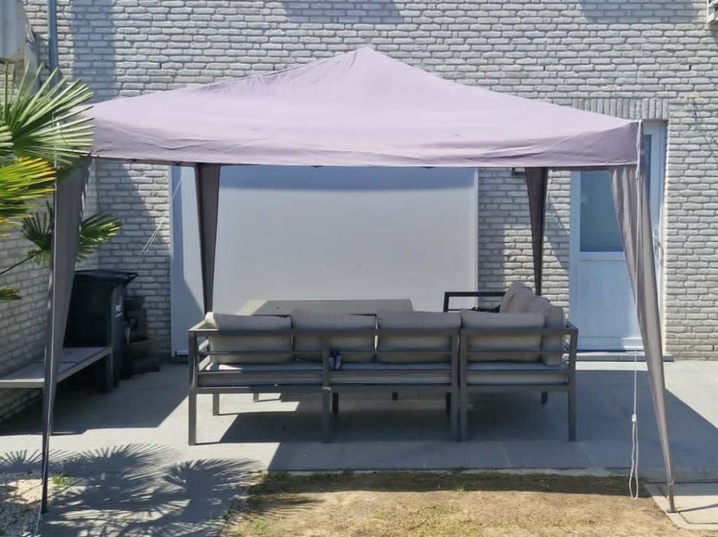party tent 3 meter x 3 meter, Tuin en Terras, Ophalen, Gebruikt, Opvouwbaar, Partytent