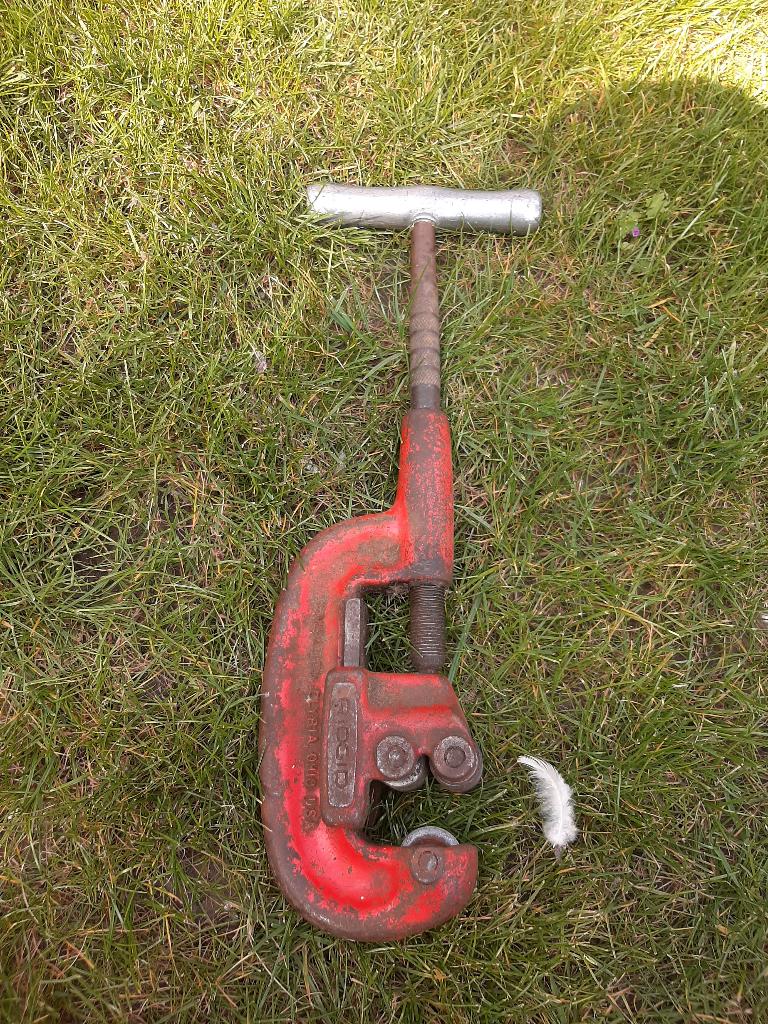 RIDGID buizensnijder N 202 1/8"–2" – heavy duty, Doe-het-zelf en Bouw, Gereedschap | Handgereedschap, Ophalen of Verzenden, Gebruikt