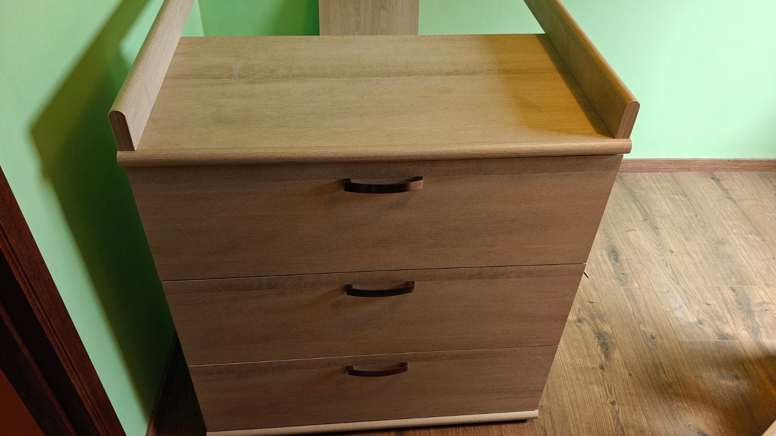 Commode table à langer évolutive en bois clair - 3 tiro, Ophalen, Gebruikt