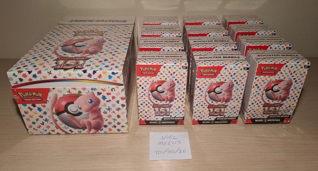 Pokémon sealed 151, Ophalen of Verzenden, Nieuw, Overige typen