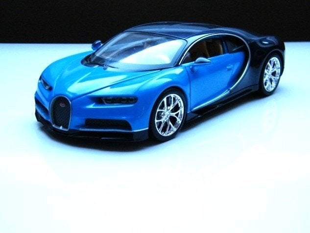 Nouveau modèle de voiture Bugatti Chiron — Welly 1:24, Envoi, Neuf, Voiture, Welly