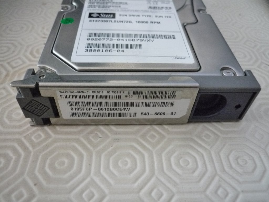 SUN HDD 73 GB 10K U320 80-pins SCA-2 SCSI-hotplug for server, Gebruikt, SCSI, HDD, Ophalen of Verzenden
