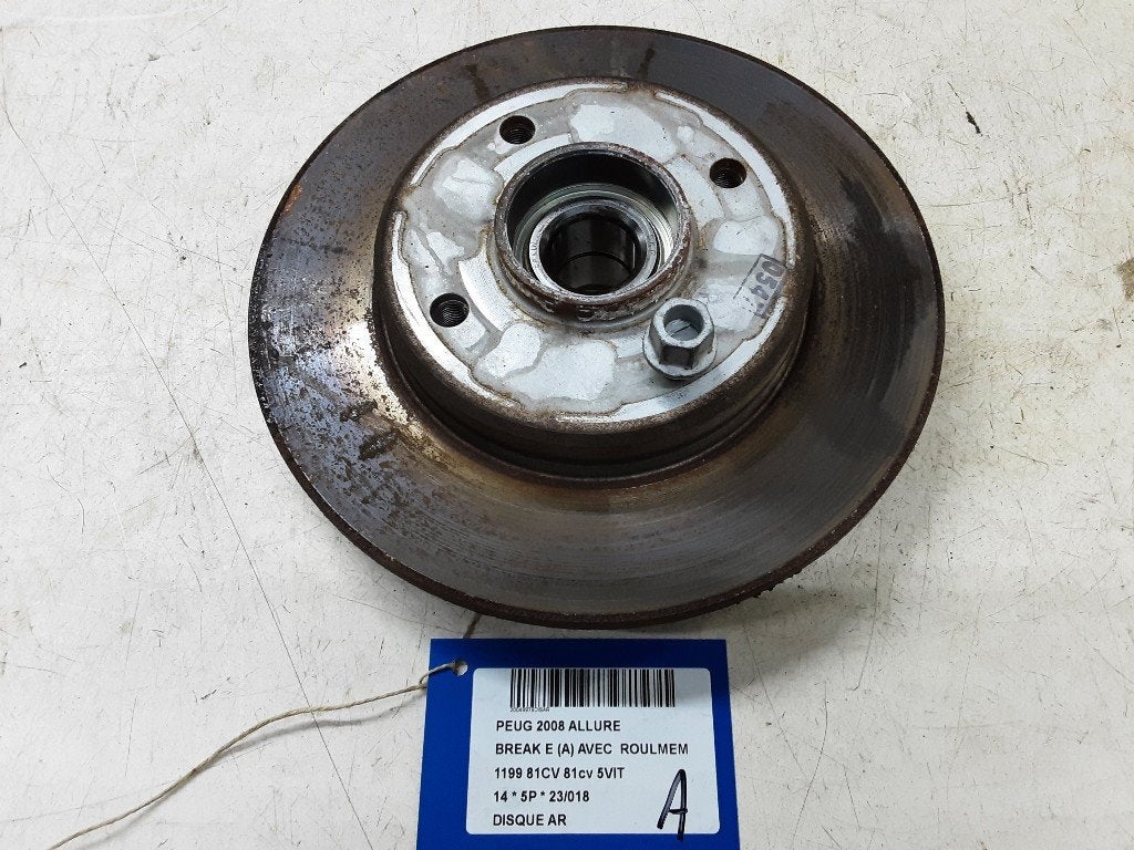 FREIN DISQUE ARRIÈRE Peugeot 2008 (CU) (01-2013/12-2019), Utilisé, Peugeot