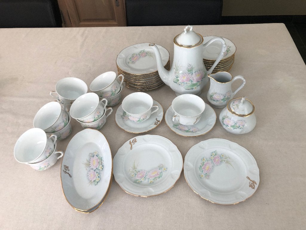 koffieservies koffiekan tas servies porselein, Ophalen
