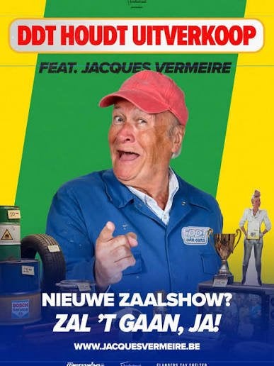 2 tickets premiere van zaalshow DDT in Puurs