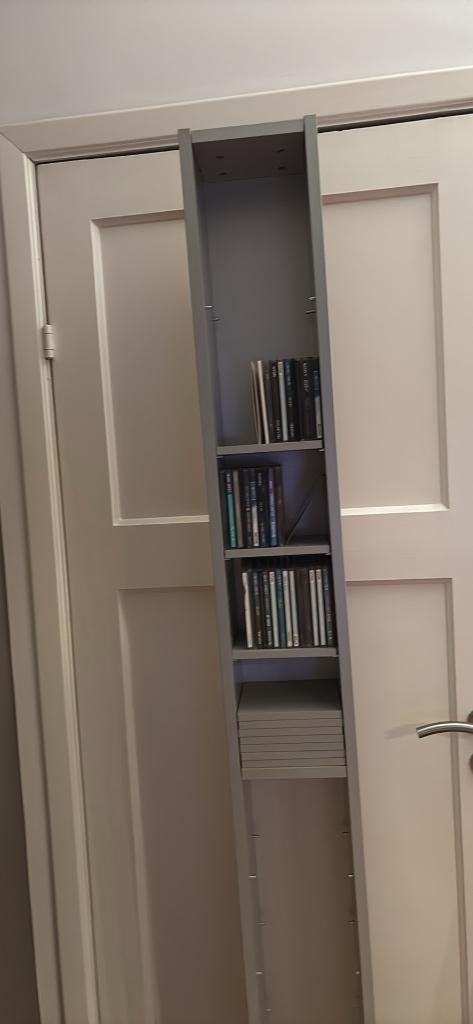 Rangement cd, 25 à 75 disques, Comme neuf, Enlèvement, Bois