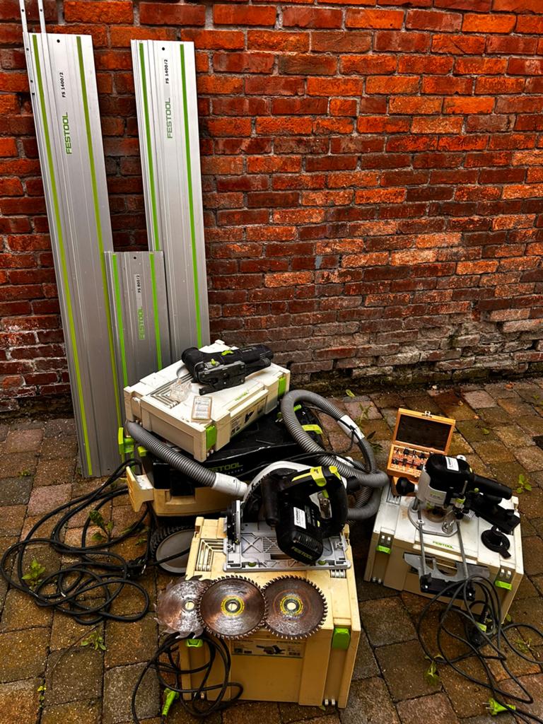 Meerdere festool gereedschap ( lees de omschrijving), Ophalen, Zo goed als nieuw, Invalzaag