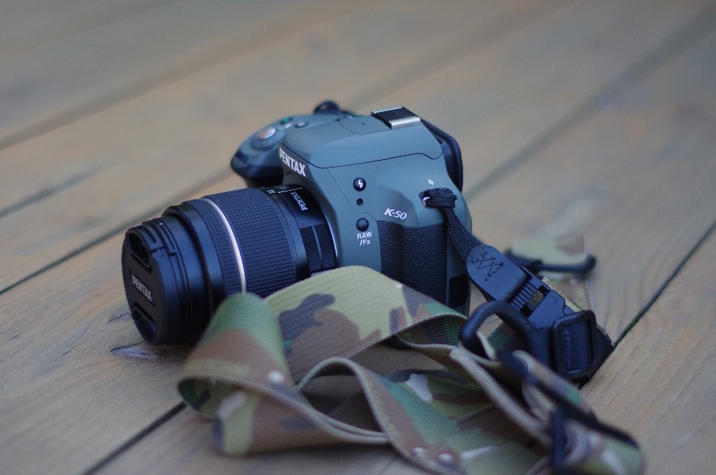 Pentax K-50 met DAL 18-55mm & Samsonite tas, Ophalen of Verzenden, Gebruikt, Spiegelreflex, Pentax