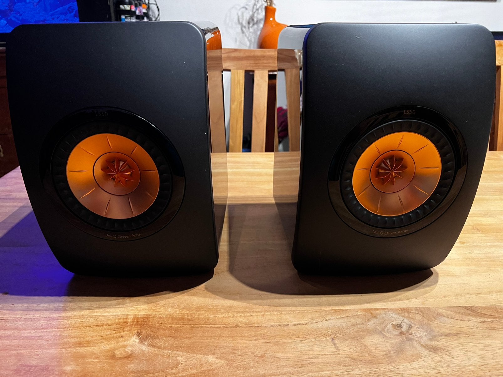 Kef LS50, Audio, Tv en Foto, Luidsprekerboxen, Ophalen, Zo goed als nieuw, Boekenplank luidspreker, KEF