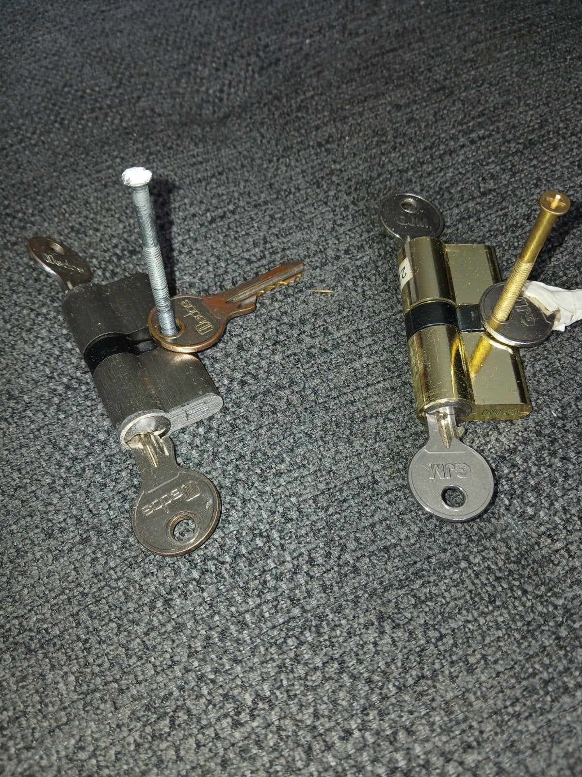 cilindersloten, Motoren, Accessoires | Sloten, Ophalen of Verzenden, Gebruikt