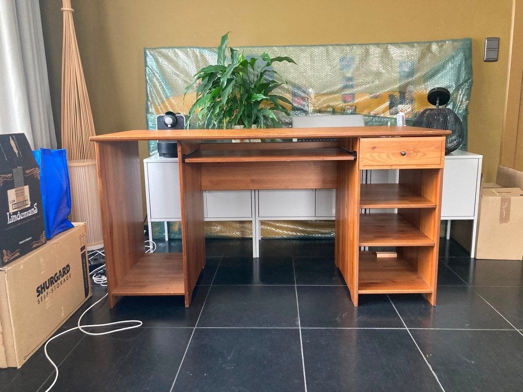 bureau, Huis en Inrichting, Ophalen, Gebruikt, Bruin