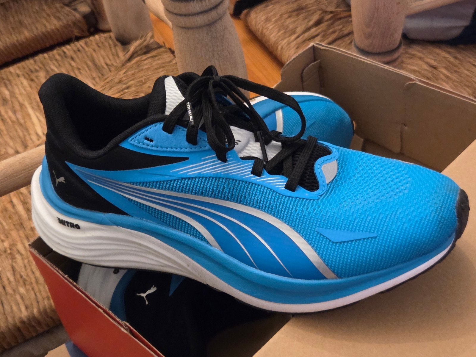 basket  running puma, Enlèvement