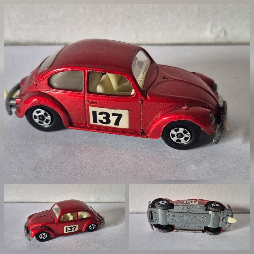 Matchbox SF 15-A volkswagen 1500 saloon 1968 - VNmint, Hobby & Loisirs créatifs, Enlèvement ou Envoi, Neuf, Voiture