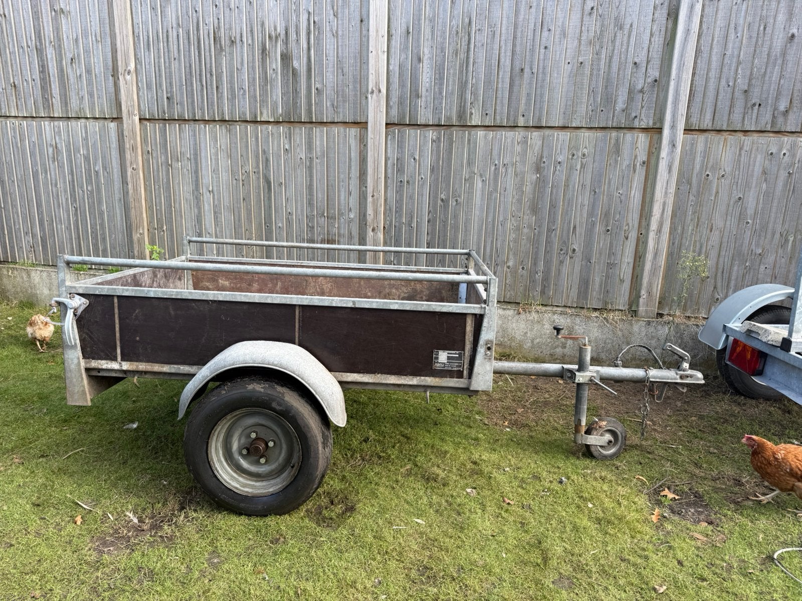 Aanhangwagen SARIS ongeremd 750kg, Ophalen, Zo goed als nieuw