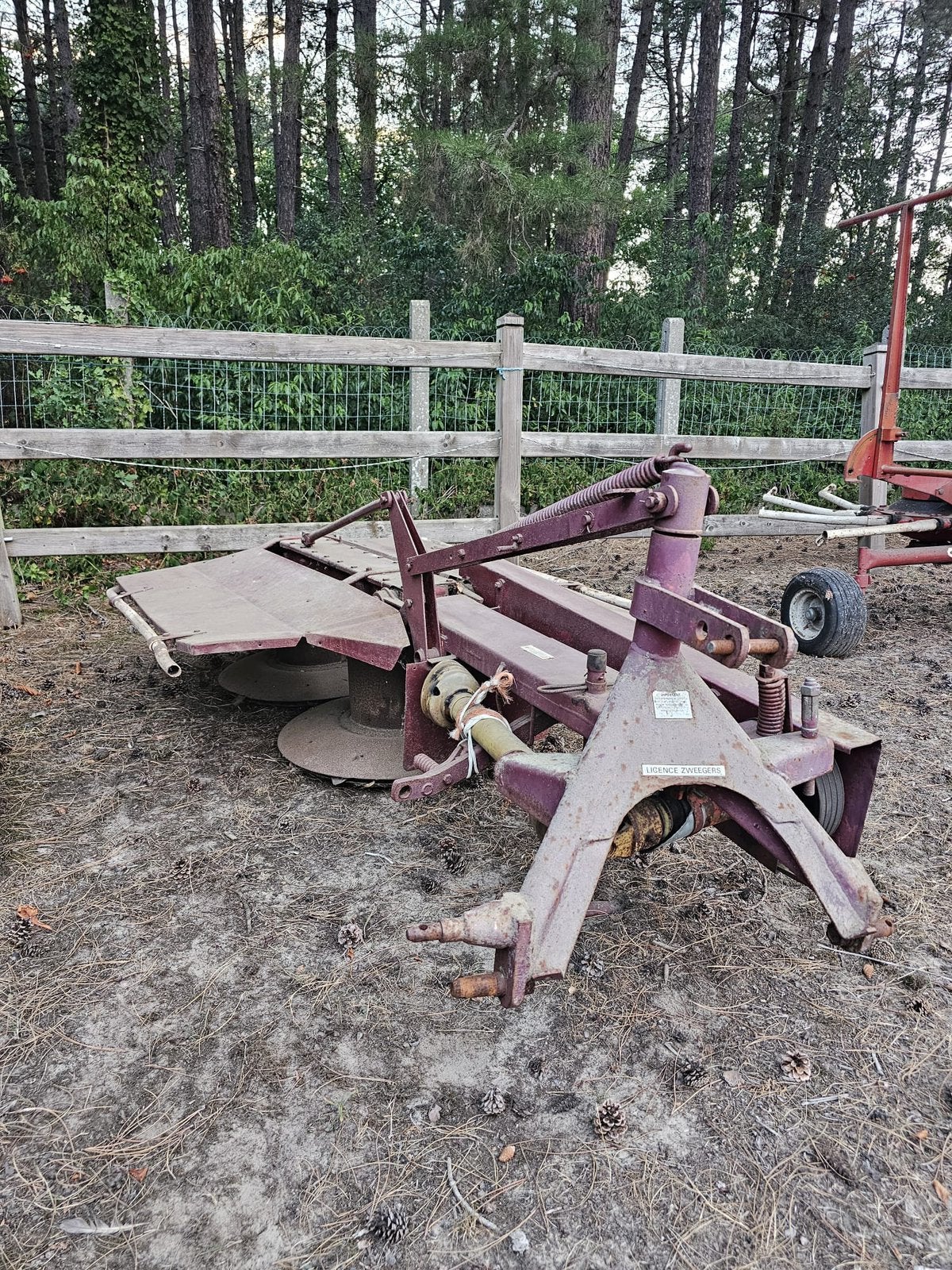 maaibalk met 2 potten, Enlèvement