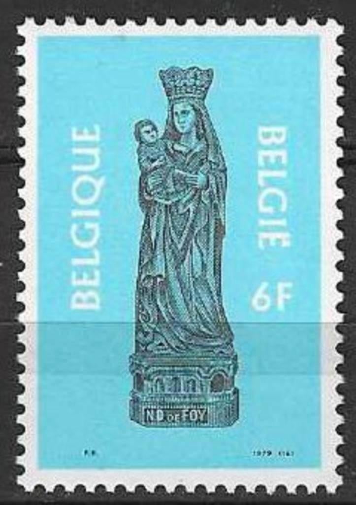 Belgique 1979 - Yvert 1959 /OBP 1954 - Timbre de Noël (PF), Envoi, Non oblitéré, Neuf, Noël