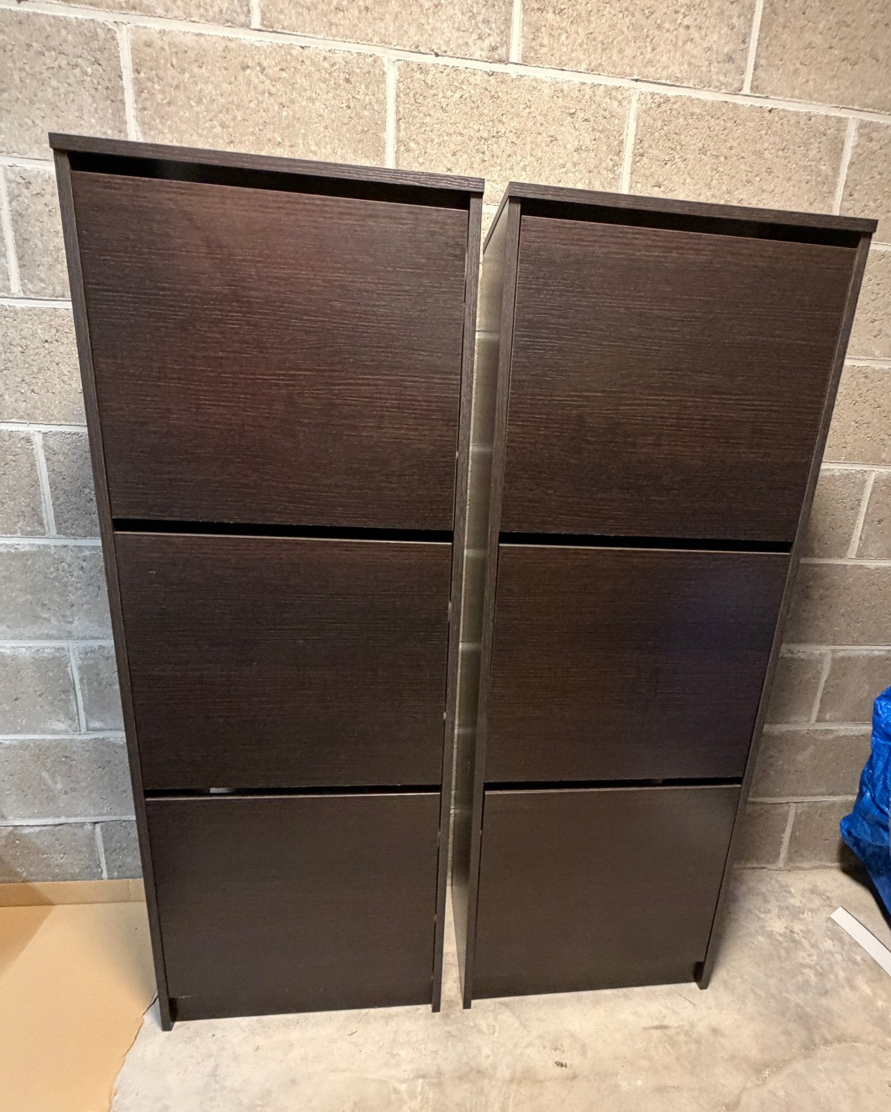 2 Ikea Bissa Shoe Cabinets, Huis en Inrichting, Ophalen, Gebruikt