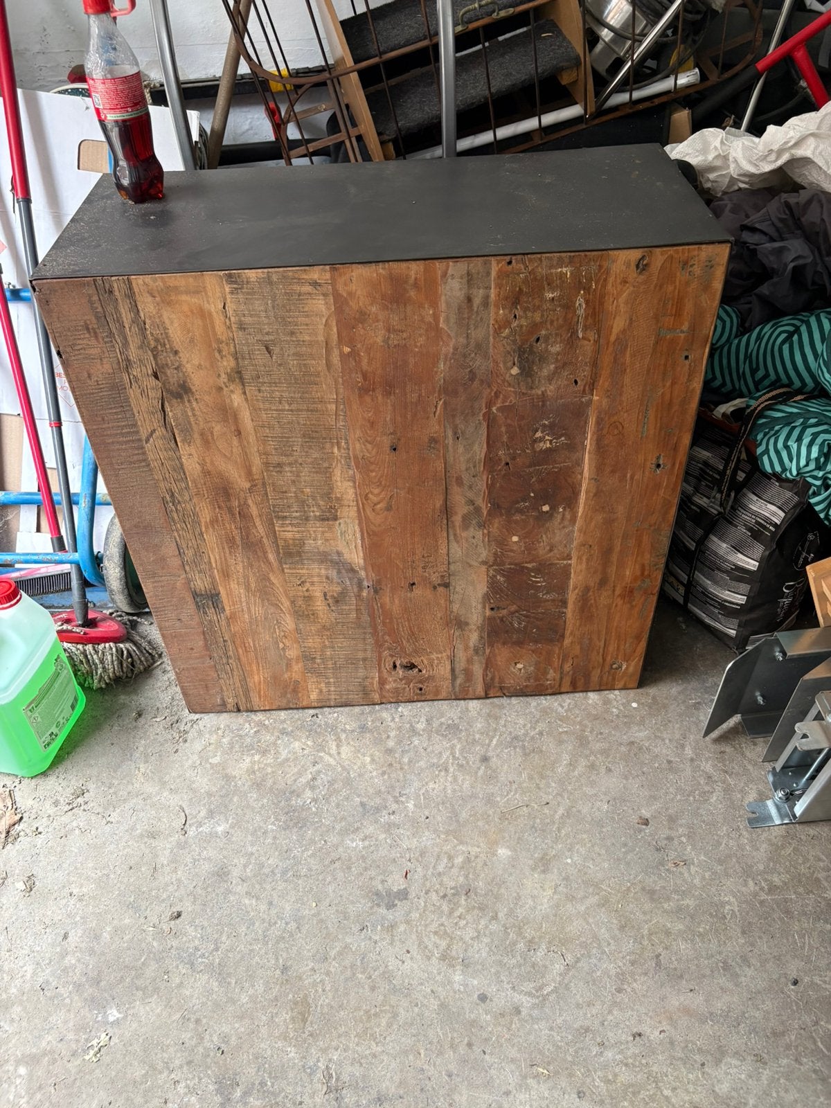 Industriële salontafel, Huis en Inrichting, Ophalen, Gebruikt
