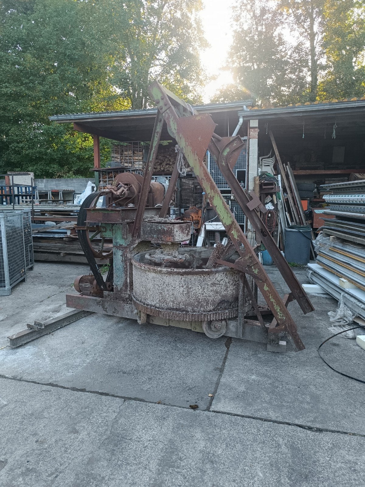 Mélangeur béton, Bricolage & Construction, Métaux, Enlèvement, Utilisé