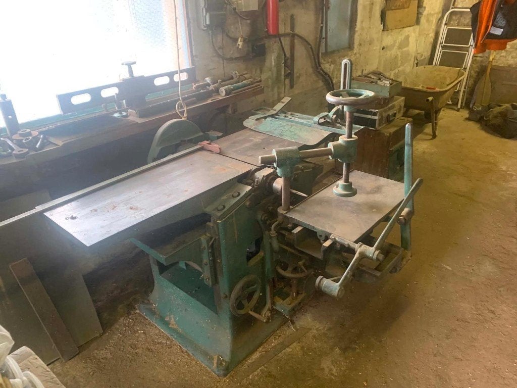 Ancienne machine – combinée dégauchisseuse/raboteuse/toupie, Enlèvement