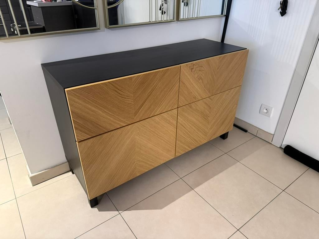 Meuble IKEA BESTÅ – très bon état, Ophalen, 100 tot 150 cm, Zo goed als nieuw, 25 tot 50 cm