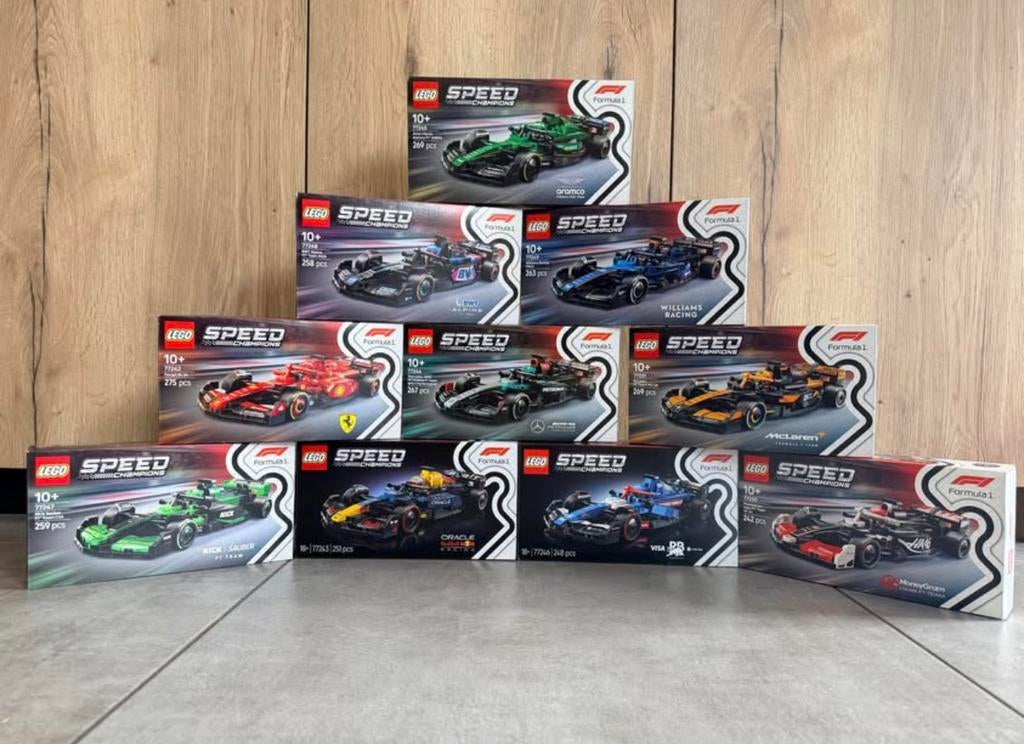 Lego Speed Champions F1 complete set – Formule 1 Lego 10, Ophalen