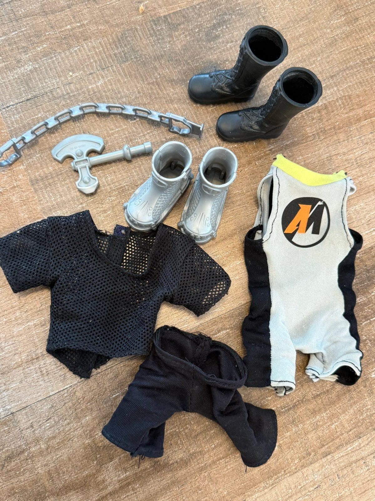 Action Man - diverse accessoires & kledingstukken, Ophalen of Verzenden, Gebruikt