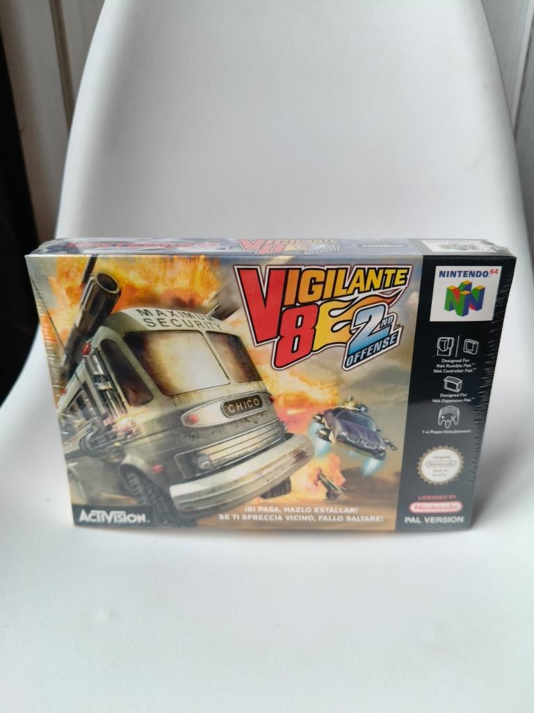 N64 Nintendo 64 spel Vigilante 8 2nd Offense PAL - nieuw, Games en Spelcomputers, 1 speler, Racen en Vliegen, Nieuw, Ophalen of Verzenden