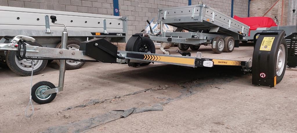 Remorque plateau baculant 750kg 2m60x1m70, Auto's, Overige Auto's, Bedrijf, Ophalen